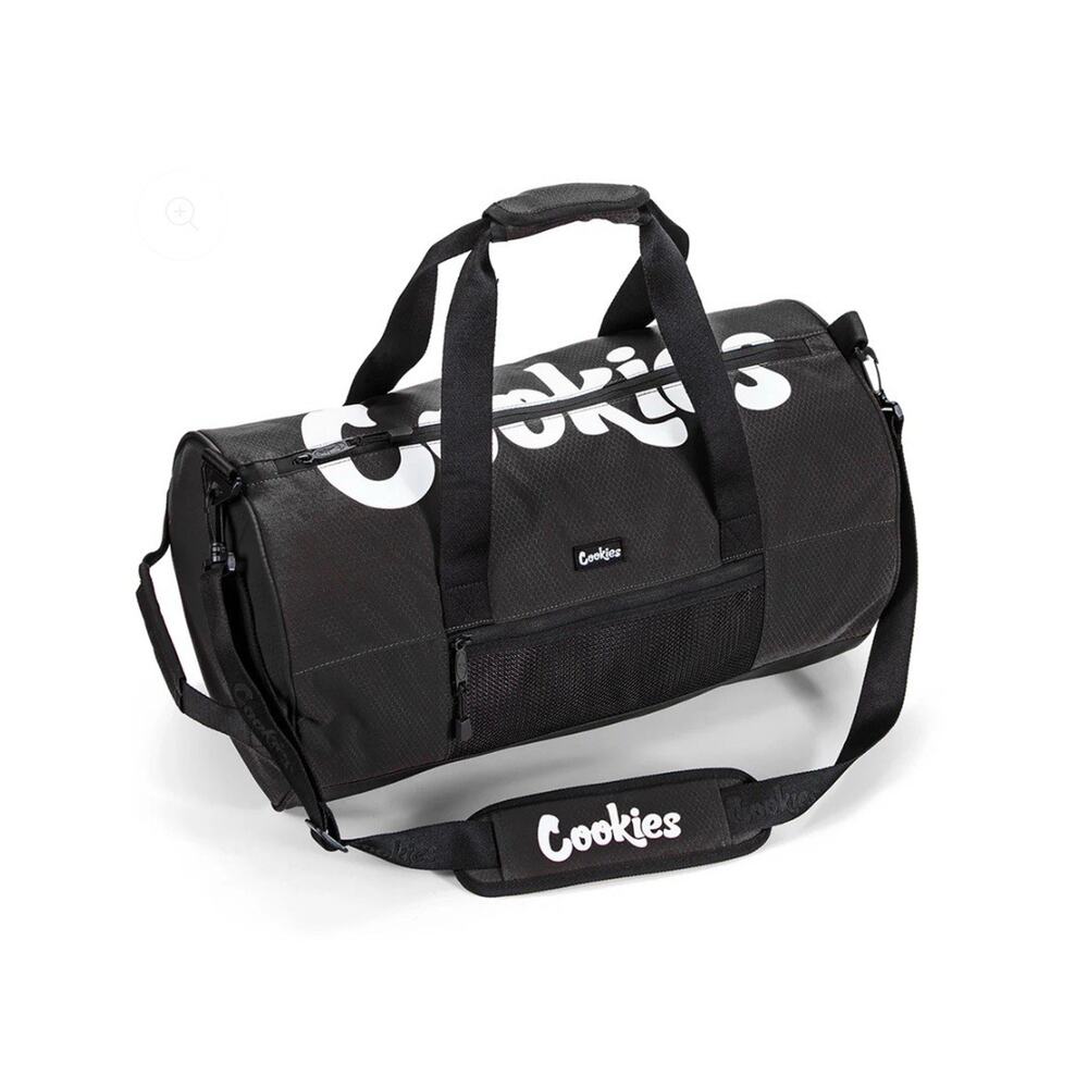 Cookies Summit Barrel Black Duffel Bag Smell Proof